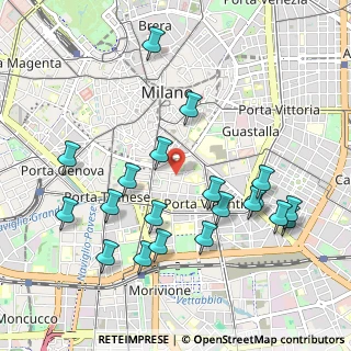 Mappa Via Giuseppe Mercalli, 20121 Milano MI, Italia (1.083)