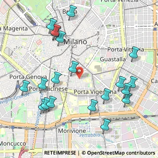 Mappa Via Giuseppe Mercalli, 20121 Milano MI, Italia (1.2365)
