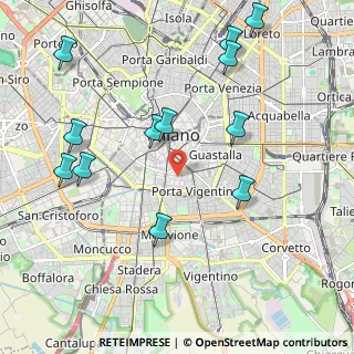 Mappa Via Giuseppe Mercalli, 20121 Milano MI, Italia (2.34583)
