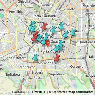 Mappa Via Giuseppe Mercalli, 20121 Milano MI, Italia (1.42684)