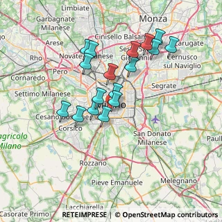 Mappa Via Giuseppe Mercalli, 20121 Milano MI, Italia (6.41235)