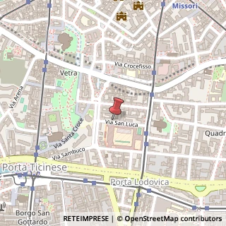 Mappa Via San Luca, 10, 20122 Milano, Milano (Lombardia)