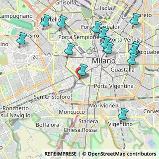 Mappa Via Giuseppe Codara, 20144 Milano MI, Italia (2.54143)