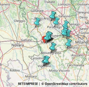 Mappa Via Monte Nero, 20013 Magenta MI, Italia (10.411)