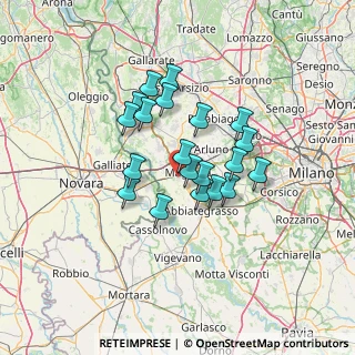 Mappa Via Monte Nero, 20013 Magenta MI, Italia (10.3935)