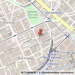 Mappa Via Savona, 19, 20144 Milano, Milano (Lombardia)