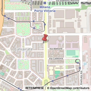 Mappa Via Privata Ugo Tommei, 7, 20137 Milano, Milano (Lombardia)