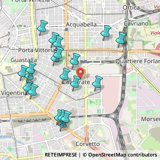 Mappa Via Privata Ugo Tommei, 20137 Milano MI, Italia (1.125)