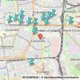 Mappa Via Privata Ugo Tommei, 20137 Milano MI, Italia (1.26923)