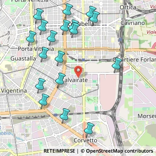 Mappa Via Privata Ugo Tommei, 20137 Milano MI, Italia (1.29722)