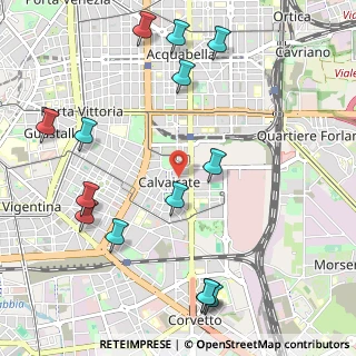 Mappa Via Privata Ugo Tommei, 20137 Milano MI, Italia (1.30071)