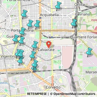 Mappa Via Privata Ugo Tommei, 20137 Milano MI, Italia (1.33125)