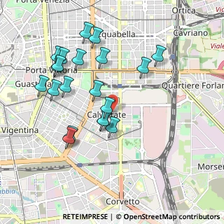 Mappa Via Privata Ugo Tommei, 20137 Milano MI, Italia (0.985)