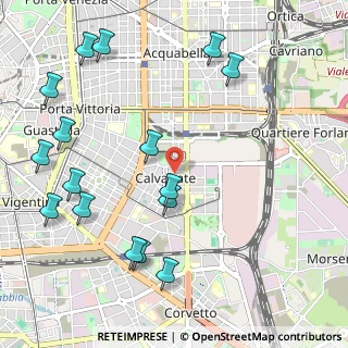 Mappa Via Privata Ugo Tommei, 20137 Milano MI, Italia (1.30063)