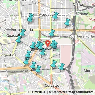 Mappa Via Privata Ugo Tommei, 20137 Milano MI, Italia (0.9525)