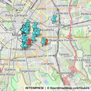 Mappa Via Privata Ugo Tommei, 20137 Milano MI, Italia (1.966)
