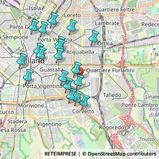 Mappa Via Privata Ugo Tommei, 20137 Milano MI, Italia (2.00632)