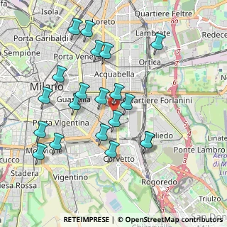 Mappa Via Privata Ugo Tommei, 20137 Milano MI, Italia (1.9605)