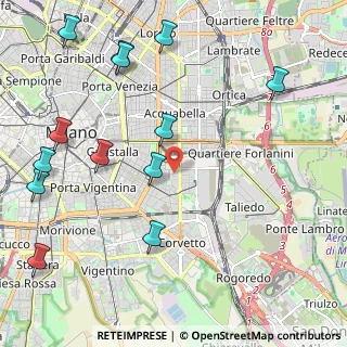 Mappa Via Privata Ugo Tommei, 20137 Milano MI, Italia (2.71538)