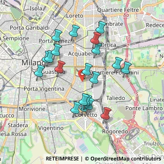 Mappa Via Privata Ugo Tommei, 20137 Milano MI, Italia (1.7735)