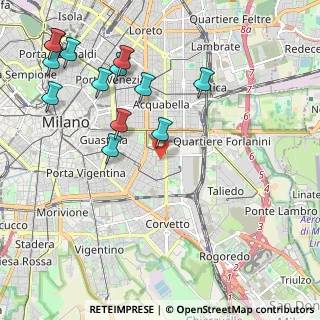 Mappa Via Privata Ugo Tommei, 20137 Milano MI, Italia (2.48077)