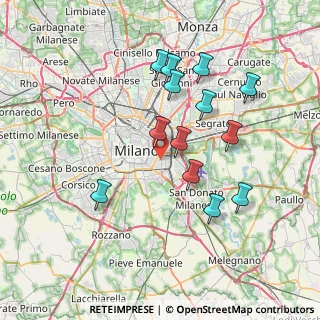 Mappa Via Privata Ugo Tommei, 20137 Milano MI, Italia (6.99846)