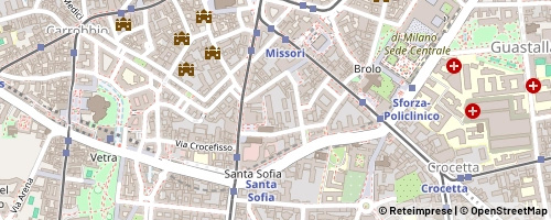 Mappa Milan
