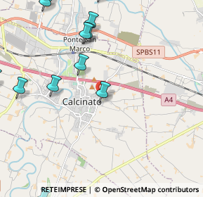 Mappa Via Carlo Alberto, 25011 Calcinato BS, Italia (3.541)