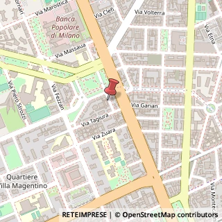 Mappa Via Zanzur, 3, 20146 Milano, Milano (Lombardia)