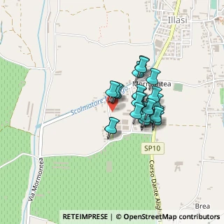Mappa Via Santa Giustina, 37031 Illasi VR, Italia (0.296)