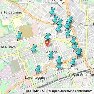 Mappa Via Marcello Nizzoli, 20147 Milano MI, Italia (1.108)