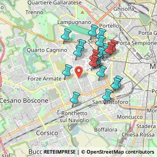 Mappa Via Marcello Nizzoli, 20147 Milano MI, Italia (1.5585)