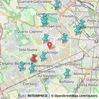 Mappa Via Marcello Nizzoli, 20147 Milano MI, Italia (2.2925)