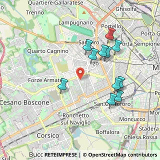 Mappa Via Marcello Nizzoli, 20147 Milano MI, Italia (1.83273)