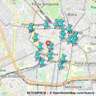 Mappa Piazzetta Adolfo Beria di Argentine, 20123 Milano MI, Italia (0.865)