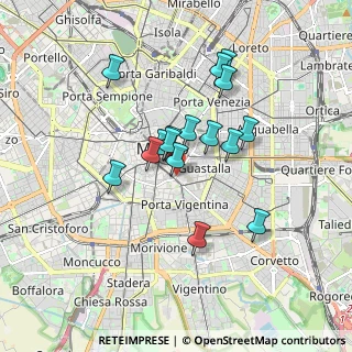 Mappa Via Francesco Sforza, 20121 Milano MI, Italia (1.4175)