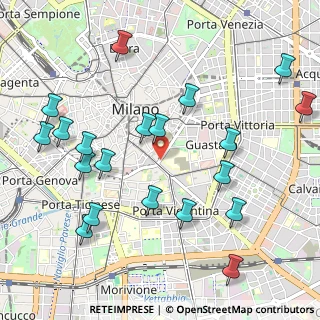Mappa Via Francesco Sforza, 20121 Milano MI, Italia (1.192)