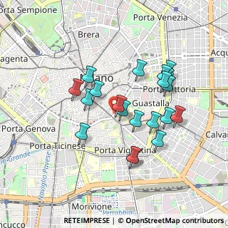 Mappa Via Francesco Sforza, 20121 Milano MI, Italia (0.8095)