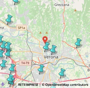 Mappa Via Osoppo, 37124 Verona VR, Italia (6.94706)
