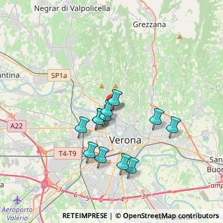 Mappa Via Osoppo, 37124 Verona VR, Italia (3.1125)