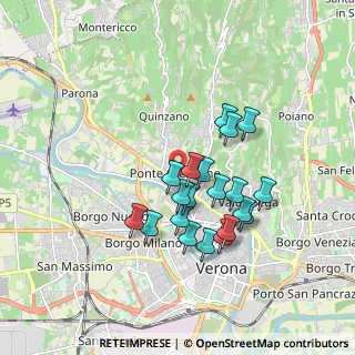 Mappa Via Osoppo, 37124 Verona VR, Italia (1.498)