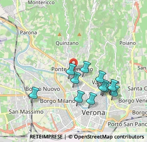 Mappa Via Osoppo, 37124 Verona VR, Italia (1.75)