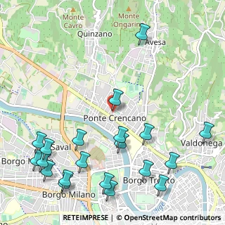 Mappa Via Osoppo, 37124 Verona VR, Italia (1.427)