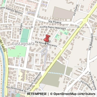 Mappa Via Toscanini Arturo, 11, 35010 Cadoneghe, Padova (Veneto)