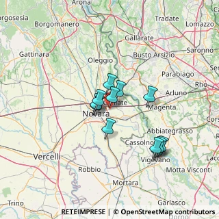 Mappa 28100 Pernate NO, Italia (10.74583)