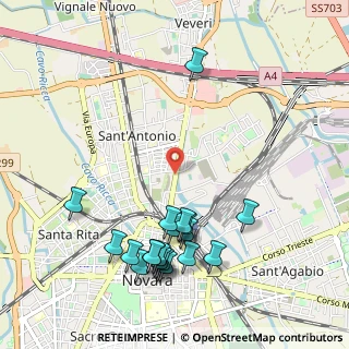Mappa Corso della Vittoria, 28100 Novara NO, Italia (1.19)