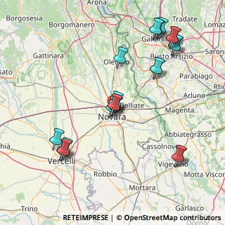 Mappa Corso della Vittoria, 28100 Novara NO, Italia (18.2905)