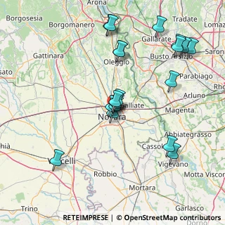 Mappa Corso della Vittoria, 28100 Novara NO, Italia (16.02947)