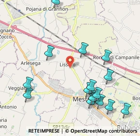Mappa Via Paolo VI, 35035 Mestrino PD, Italia (2.44133)
