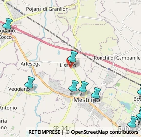 Mappa Via Paolo VI, 35035 Mestrino PD, Italia (3.25)